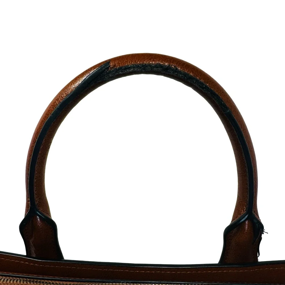 Bostanten Leather Laptop‎ Tote Briefcase Work Bag Multi Compartment Shoulder Bag
